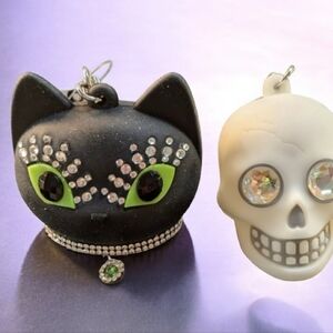 NEW Bath and Body Works Glam Cat and Skull PocketBac Holders